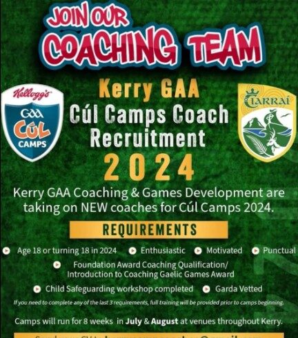 Kerry GAA Cul Camps 2024